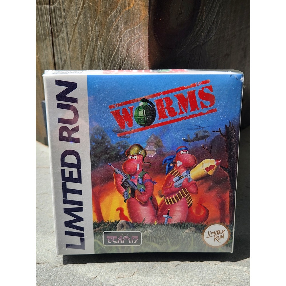 Worms Limited Run Games Game Boy Team 17 Retro‎ Strategy Video Game New Sealed